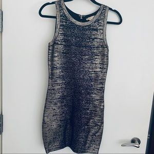 Michael Kors Coated Bandage Dress